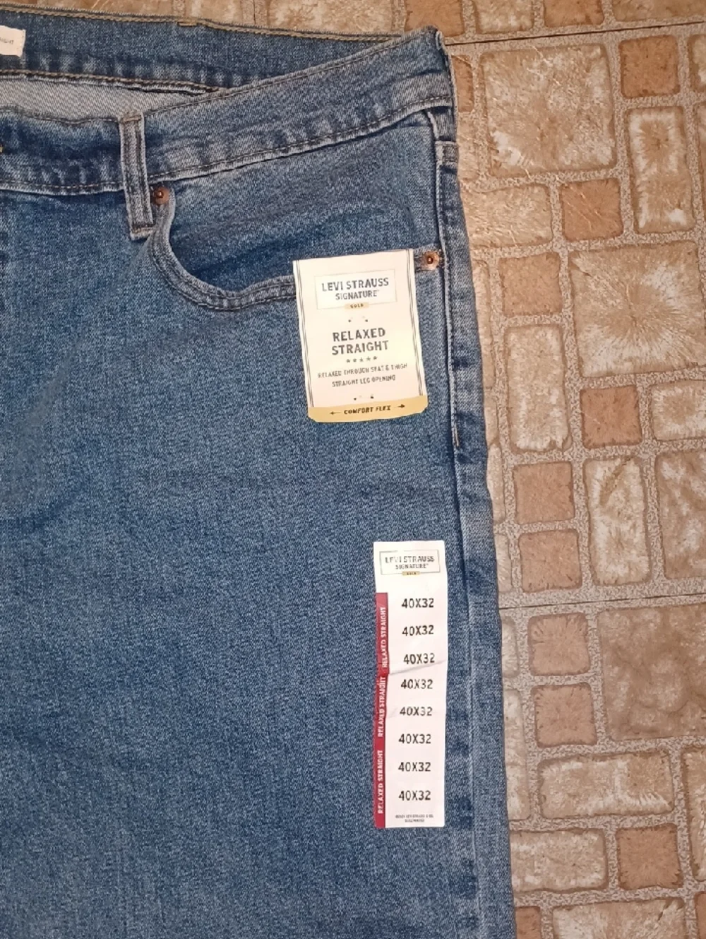 Levi's Men's Blue Straight-Leg Jeans